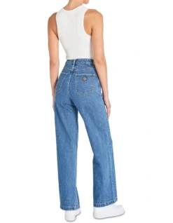 ABRAND JEANS A 94 High & Wide Chantell Organic In Blue -Myer Clothing Shop 987361840 2 720x928