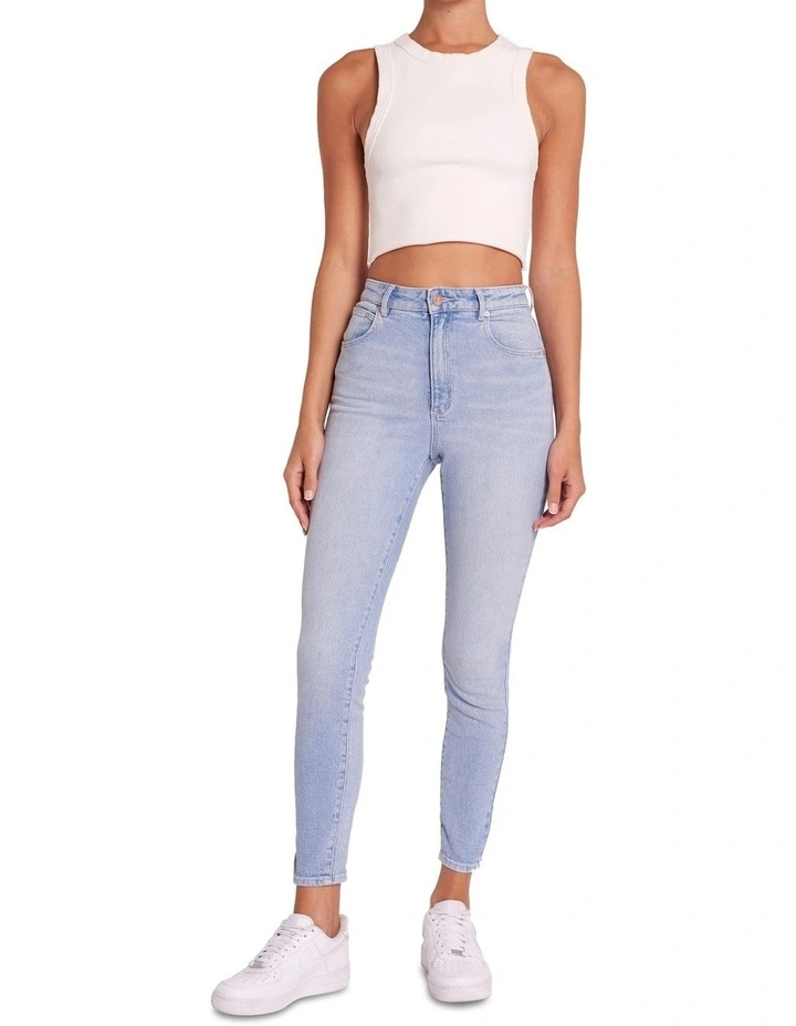 ABRAND JEANS A High Skinny Ankle Basher In Blue 1 ABRAND JEANS A High Skinny Ankle Basher In Blue