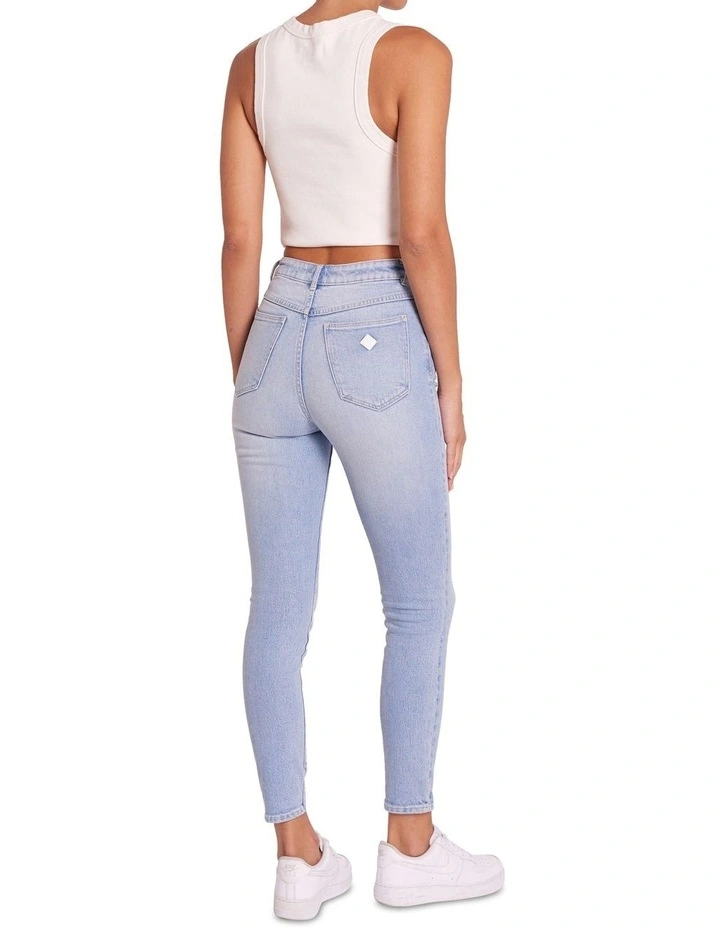 ABRAND JEANS A High Skinny Ankle Basher In Blue 2 ABRAND JEANS A High Skinny Ankle Basher In Blue - Image 2