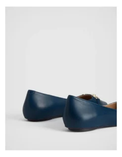Snaffle Leather Pointed Flat In Cobalt -Myer Clothing Shop 987608800 5 720x928