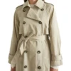 Trench Coat In Beige