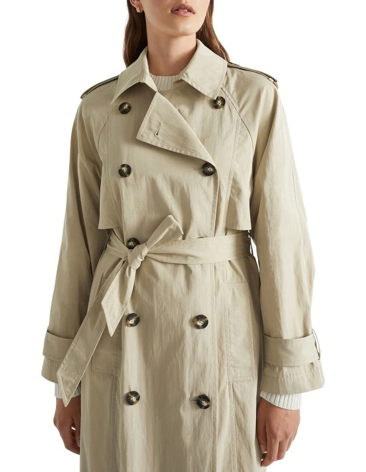 Trench Coat In Beige 1 Trench Coat In Beige