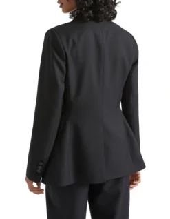 Wool Blend Tailored Blazer In Black 7 Wool Blend Tailored Blazer In Black -Myer Clothing Shop 988422760 4 720x928