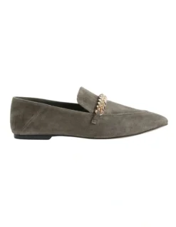 Isabella Loafer In Fern Suede