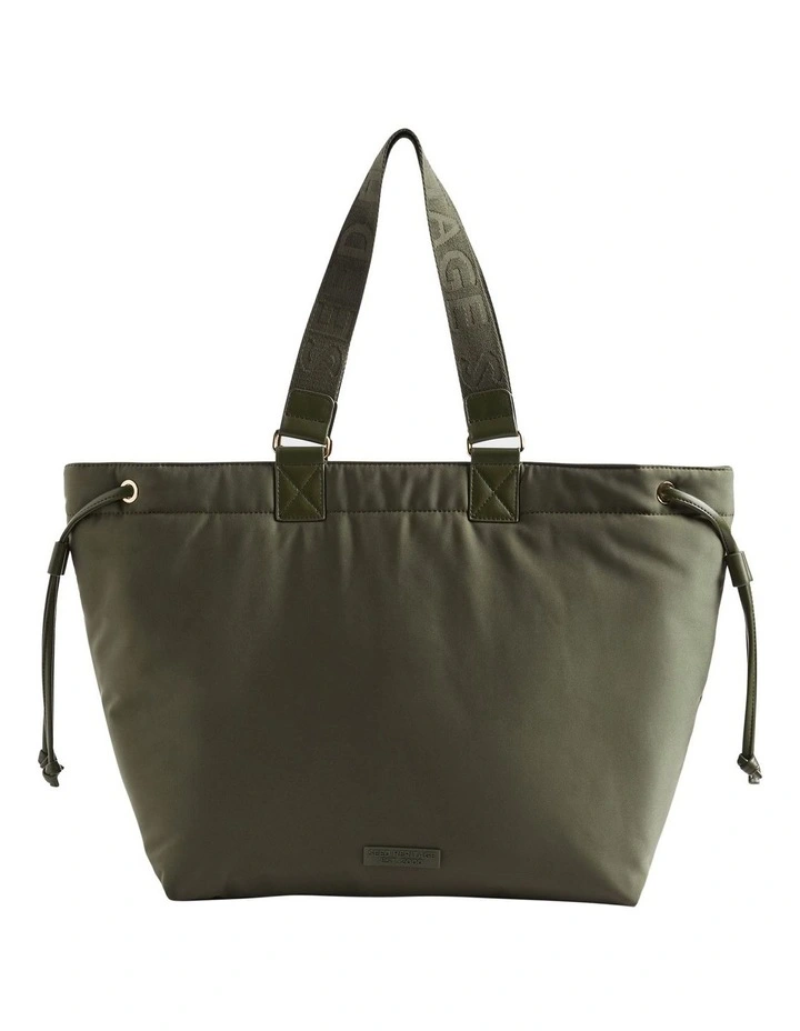 Logo Tote In Green 1 Logo Tote In Green