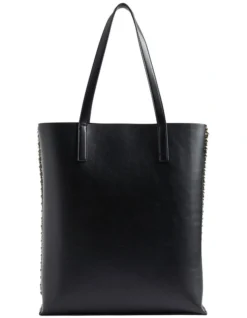 Chain Tote In Black