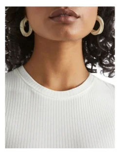 Twist Hoop In Cream -Myer Clothing Shop 988451470 988445170 3 720x928