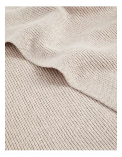 Rib Knit Scarf In Grey 5 Rib Knit Scarf In Grey -Myer Clothing Shop 988452460 988446970 3 720x928