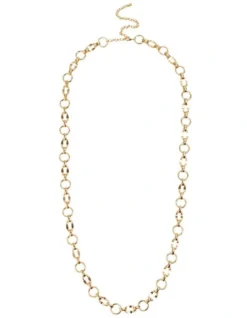 Oxford Rosa Chain Link Necklace In Gold