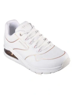 Skechers Uno 2 Golden Trim In White