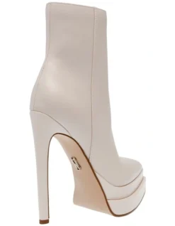 Steve Madden Fyre Stiletto Boot In Cream -Myer Clothing Shop 988529140 4 720x928