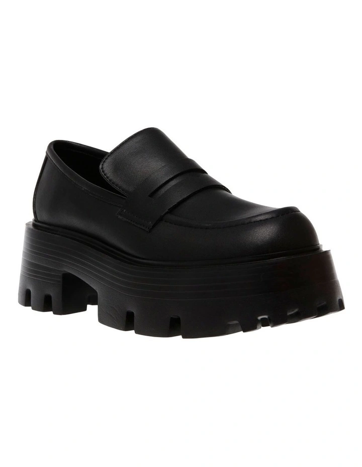 Steve Madden Madlove Chunky Loafer In Black 2 Steve Madden Madlove Chunky Loafer In Black - Image 2