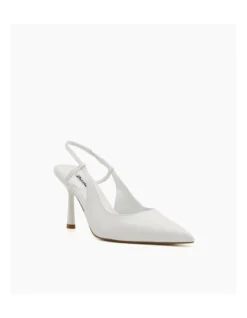 Dune London Cabanna Slingback Heel In White 8 Dune London Cabanna Slingback Heel In White -Myer Clothing Shop 988646950 3 720x928