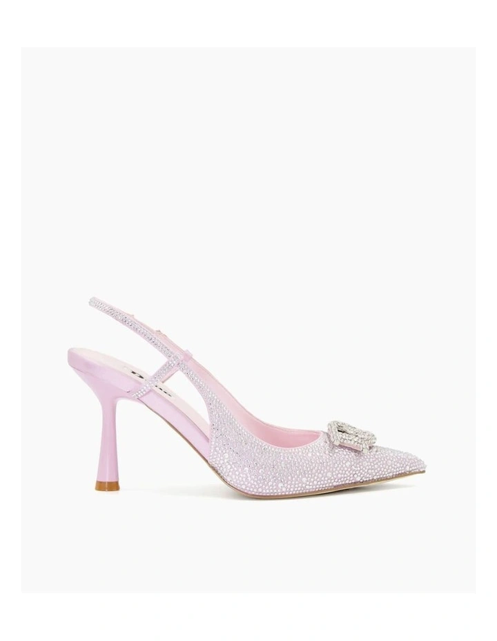 Dune London Create Court Shoe In Pale Pink 1 Dune London Create Court Shoe In Pale Pink
