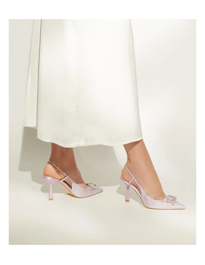 Dune London Create Court Shoe In Pale Pink 2 Dune London Create Court Shoe In Pale Pink - Image 2