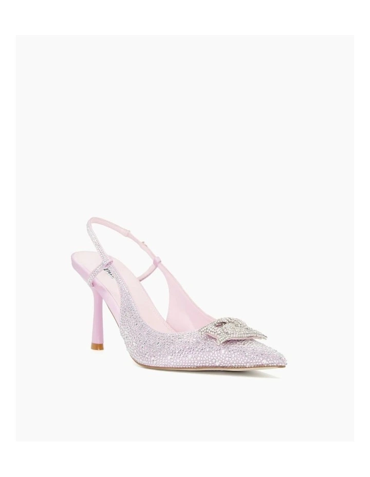 Dune London Create Court Shoe In Pale Pink 3 Dune London Create Court Shoe In Pale Pink - Image 3
