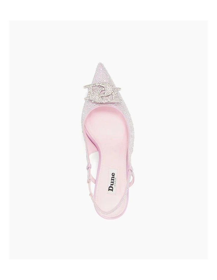 Dune London Create Court Shoe In Pale Pink 4 Dune London Create Court Shoe In Pale Pink - Image 4