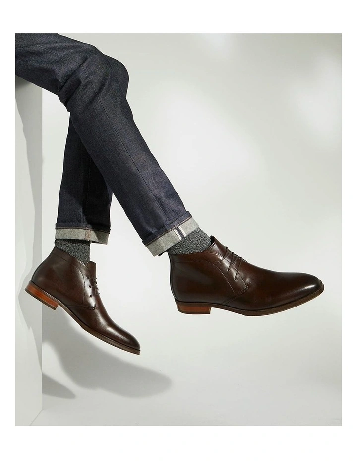 Dune London Marvinn Ankle Boot In Brown 3 Dune London Marvinn Ankle Boot In Brown - Image 3