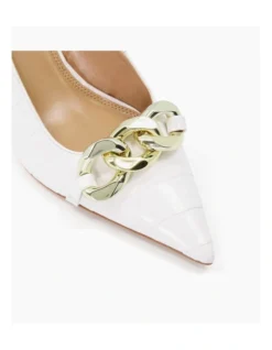 Dune London Canary Slingback Pump In White -Myer Clothing Shop 988675390 3 720x928