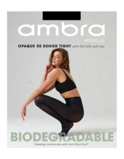 Biodegradable 50D Opaque Tight In Black