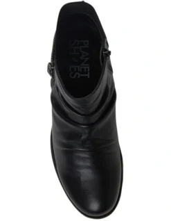 Janine Leather Boot In Black -Myer Clothing Shop 988720750 4 720x928