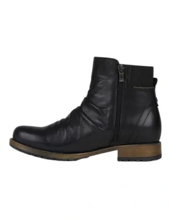 Janine Leather Boot In Black -Myer Clothing Shop 988720750 5 720x928