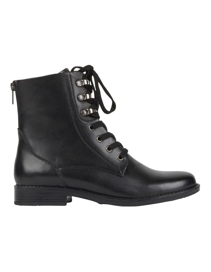 Miller Leather Boot In Black 1 Miller Leather Boot In Black