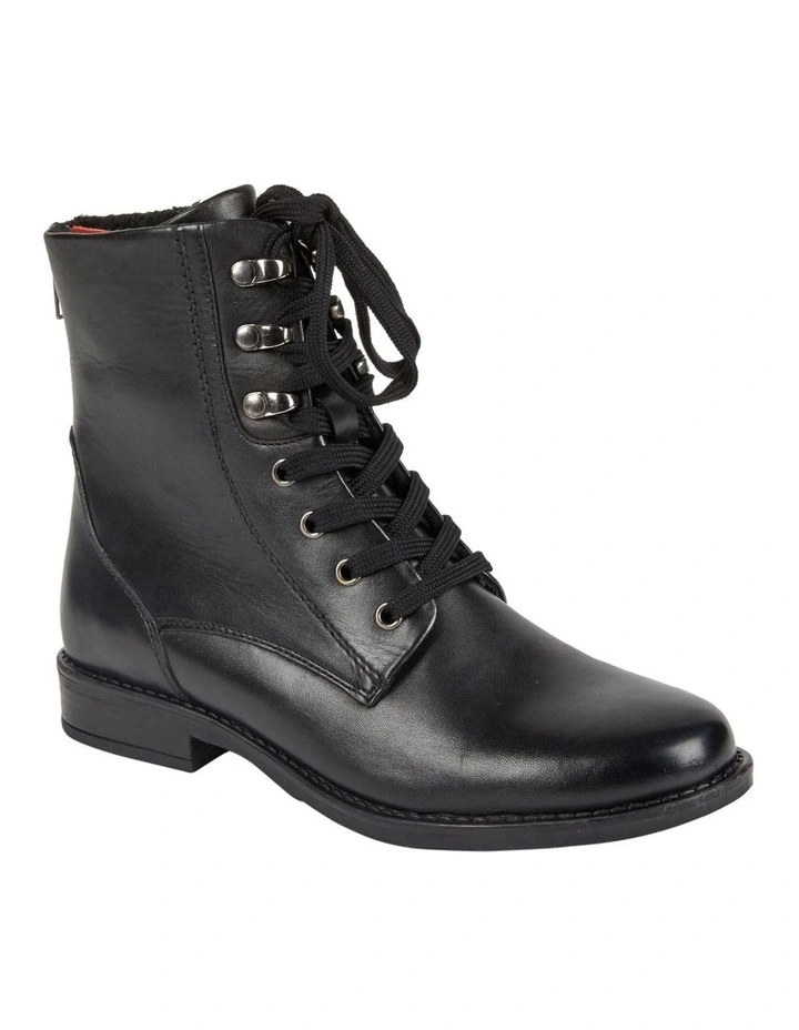 Miller Leather Boot In Black 2 Miller Leather Boot In Black - Image 2
