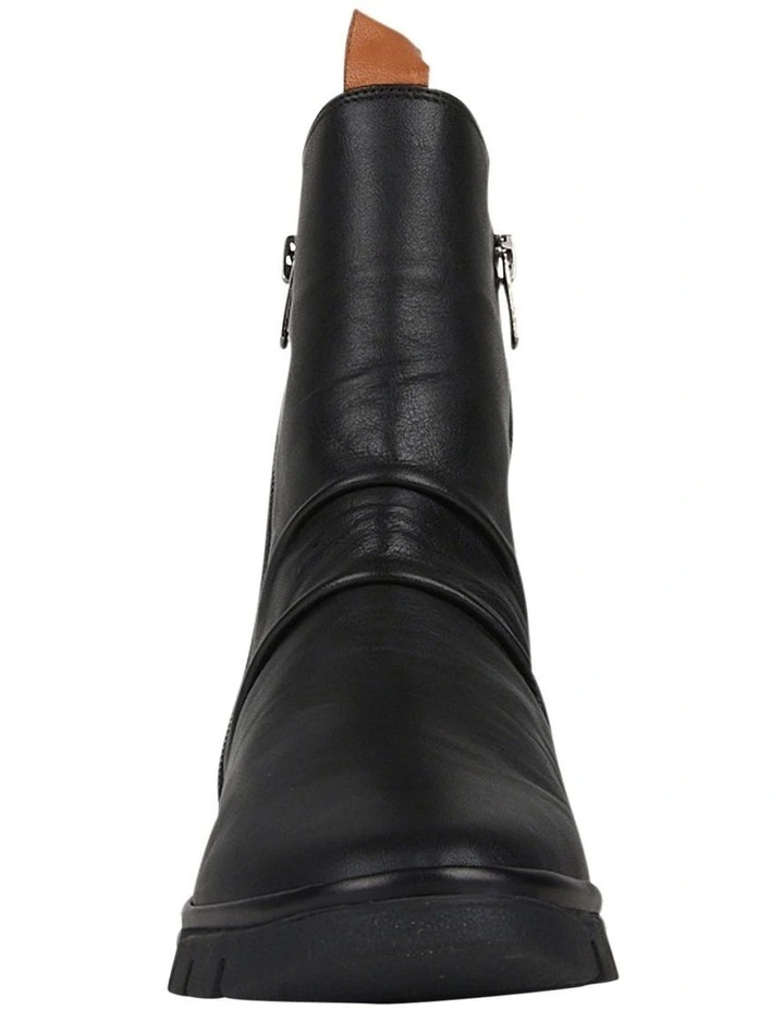 Chirp Leather Boot In Black 3 Chirp Leather Boot In Black - Image 3