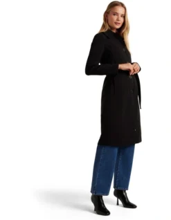Forever New Cassie Trench Mac In Black -Myer Clothing Shop 988813270 3 720x928