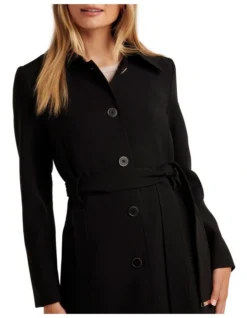 Forever New Cassie Trench Mac In Black -Myer Clothing Shop 988813270 4 720x928