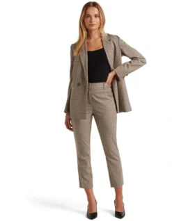 Forever New Grace 7/8th Slim Pants In Brown Multi -Myer Clothing Shop 988813360 5 720x928