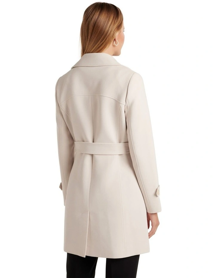 Forever New Violet Trench Mac In Cream 2 Forever New Violet Trench Mac In Cream - Image 2