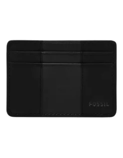 Fossil Everett Card Case In Black