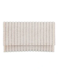 Kimora White Pearl Bag In White