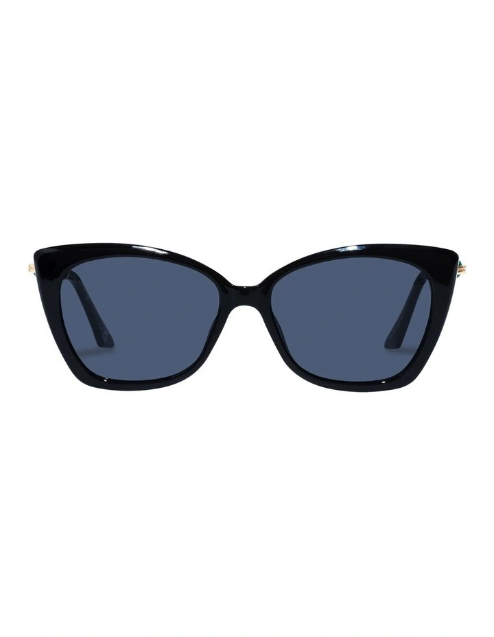 Le Specs Lyra Sphere Sunglasses In Black 2 Le Specs Lyra Sphere Sunglasses In Black - Image 2