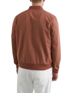 French Connection Bomber Jacket In Brown -Myer Clothing Shop 989921350 3 720x928