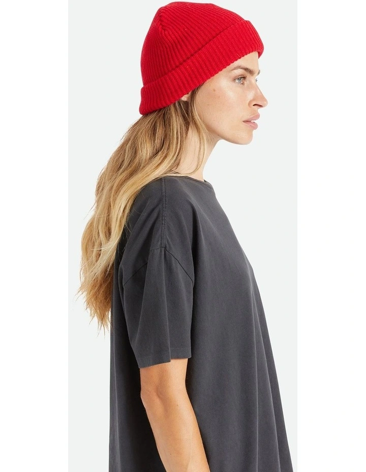 Brixton Heist Beanie In Red 3 Brixton Heist Beanie In Red - Image 3