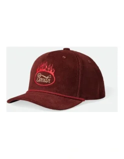 Brixton Palmer Proper X MP Snapback In Brown
