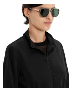 Classic Aviators In Green -Myer Clothing Shop 990035380 3 720x928