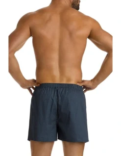 Men's Coby Printed Soft Wash Boxer Navy -Myer Clothing Shop 990090470 03 720x928
