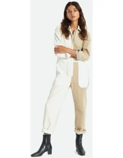 Brixton Mersey Coverall Dove In Cream
