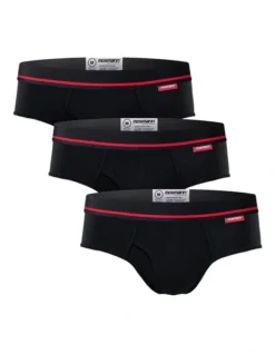 3 Pack Bamboo Brief In Black