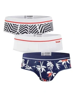 3 Pack Bamboo Brief In Multi