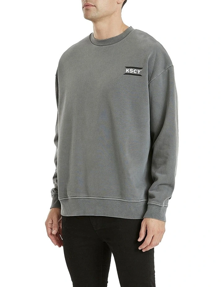 Serra Relaxed Sweater In Grey 2 Serra Relaxed Sweater In Grey - Image 2