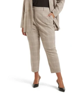 Grace 7 & 8th Slim Pants In Beige