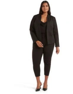 Alice Fitted Blazer In Black -Myer Clothing Shop 990464320 5 720x928