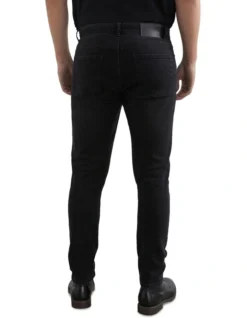 French Connection Slim Tapered Jean In Black -Myer Clothing Shop 990503650 3 720x928