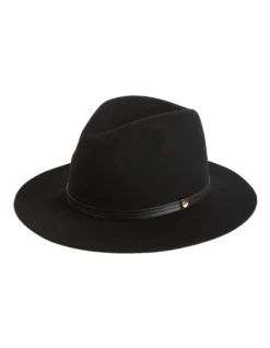 French Connection Fedora Hat In Black 6 French Connection Fedora Hat In Black -Myer Clothing Shop 990607420 990603370 3 720x928