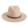 French Connection Fedora Hat In Beige